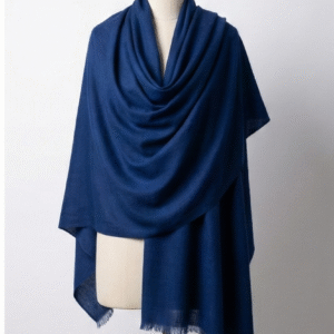 Slate Blue Himalayan Handmade Pashmina Shawl
