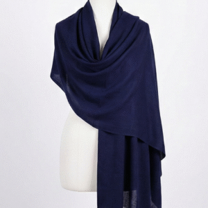 Navy Blue himalayan handmade pashmina shawl