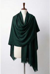 Dark Green himalayan handmade pashmina shawl