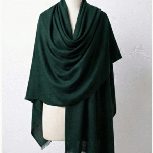 Dark Green himalayan handmade pashmina shawl