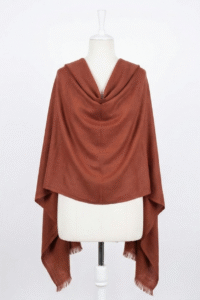 Dusty Peach Himalayan Handmade Pashmina Shawl