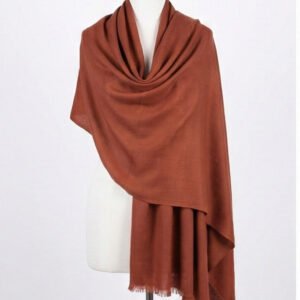 Dusty Peach Himalayan Handmade Pashmina Shawl