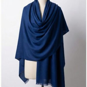 Slate Blue Himalayan Handmade Pashmina Shawl